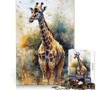 Puzzle Singgle Giraffa da 1000 pezzi per adolescenti, gioco per allenare la mente, rilassante e divertente, da assemblare, regalo perfetto 38x26cm
