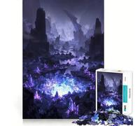 Puzzle Sinister Valley da 1000 pezzi per adolescenti, gioco per allenare la mente, rilassante e divertente, con design da assemblare, regalo perfetto 50x75cm
