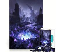 Puzzle Sinister Valley da 1000 pezzi per adolescenti, ideale per rafforzare la memoria, per una vita tranquilla e serena, con bordi di qualità e un tocco di Babbo Natale 38x52cm