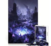 Puzzle Sinister Valley da 1000 pezzi per adolescenti, ideale per rafforzare la memoria, per una vita tranquilla e serena, con bordi di qualità e un tocco di Babbo Natale 38x52cm