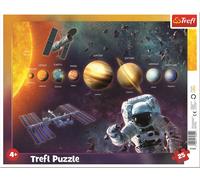 Trefl-Puzzle con Cornice 25 Elementi, per Bambini dai 4 anni, Colore, Sonnensystem