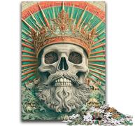 Puzzle Skeleton King per adulti e adolescenti, aiuta il cervello a esercitare i giocattoli avvincenti per coltivare la pazienza e l'interazione genitore-figlio (38x26cm)