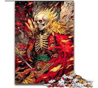 Puzzle Skeleton Knight da 1000 pezzi per adulti e ragazzi, collezione di artisti di giochi intellettuali e giocattoli, belle arti (50x75cm)