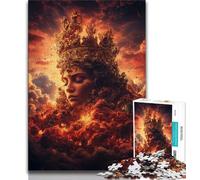 Puzzle Skeleton Queen da 1000 pezzi per adolescenti, per ammazzare il tempo durante le vacanze a casa Ogni pezzo è unico Gioco divertente e stimolante per tutta la famiglia (50x75cm)