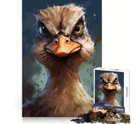 Puzzle Sketchfab Chuckle Duck per ragazzi, 1000 pezzi, giocattolo intelligente per il tempo libero, taglio preciso, regalo stagionale 38x52cm