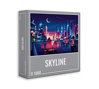 Puzzle Skyline Cloudberries, Puzzles da 1000 Pezzi Difficili per Adulti con Colori Neon Cool, Puzzle Difficili, Puzzle della Città per Adulti da 1000