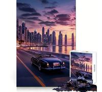 Puzzle Skyline Reflections da 1000 pezzi per ragazzi, ideale per migliorare la memoria, per un relax divertente, con tagli netti e un'opera d'arte da collezione 38x52cm