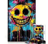 Puzzle "Smile Craziness in Color" per adolescenti, 1000 pezzi, gioco di logica fine, passatempo rilassante, bordo netto, pezzo da collezione 38x26cm