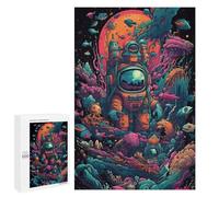 Puzzle sofisticato per adulti, 1000 pezzi, astronauta Underwater Adventure Puzzles per adolescenti, giochi divertenti, promuove la memoria, ottimo regalo per gli appassionati di gioco, 1000 pezzi