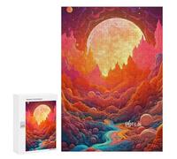 Puzzle sofisticato per adulti, 300 pezzi, Galactic Dreamscape, 40 puzzle per adolescenti, giochi di divertimento, promuove la memoria, ottimo regalo per gli appassionati di gioco, 300 pezzi