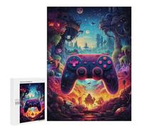 Puzzle sofisticato per adulti, 500 pezzi, fantasy game, controller artistico, 9 puzzle, gioco di famiglia, regalo di compleanno, per gli appassionati di gioco, 500 pezzi