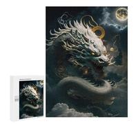 Puzzle sofisticato per adulti, 500 pezzi, Serene Celestial Dragon Puzzle, gioco di famiglia, regalo di compleanno, per gli appassionati di gioco, 500 pezzi