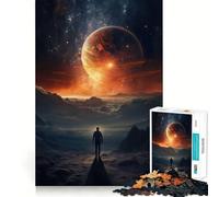 Puzzle "Sogni spaziali" da 1000 pezzi per adulti, gioco cognitivo per momenti di condivisione, assemblaggio di modelli, oggetto ideale per i desideri di Babbo Natale (50x75cm)