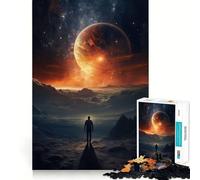 Puzzle Sogni spaziali da 1000 pezzi per ragazzi, gioco di abilità mentale, divertimento rilassante, design da assemblare, (38x26cm)