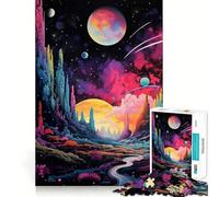 Puzzle "Sogni Vibranti" per adulti,1000 pezzi,gioco di concentrazione,tagli di precisione,bordi lisci,divertente sfida per i momenti di attesa (50x75cm)