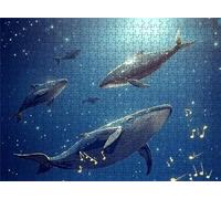Puzzle sogno Balena(2) - Puzzle 3000 Pezzi per Adulti - Puzzles Giochi Rilassamento - Bene Confezionamento in Scatola - Stampa ad Alta Definizione Colori Brillanti - Puzzles Legno Impegnativi s7h-479
