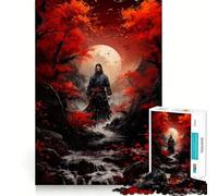 Puzzle "Sogno di Samurai" per adolescenti, 1000 pezzi, stimola la memoria, rilassante e divertente, taglio di alta qualità, regalo elegante (38x52cm)