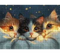 Puzzle sogno gatto(2) - Puzzle 1500 Pezzi per Adulti - Puzzles Giochi Rilassamento - Bene Confezionamento in Scatola - Stampa ad Alta Definizione Colori Brillanti - Puzzles Legno Impegnativi s7h-639