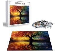 Puzzle Sogno Puzzle 1000 Pezzi Jigsaw Adulti DIY Classici Gioco, Puzzles a Forma di Albero della vita, Giochi Rilassamento e Intelligence per Ragazzi da 14 Anni 75 x 50 cm/1000 pcs con Regalo B-713
