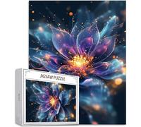 Puzzle Sogno Puzzle 4000 Pezzi Jigsaw Adulti DIY Classici Gioco, Puzzles a Forma di Fiore, Giochi Rilassamento e Intelligence per Ragazzi da 14 Anni 141x87cm/4000 pcs con Scatola Regalo in Legno H-88