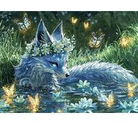 Puzzle sogno volpe - Puzzle 5000 Pezzi per Adulti - Puzzles Giochi Rilassamento - Bene Confezionamento in Scatola - Stampa ad Alta Definizione Colori Brillanti - Puzzles Legno Impegnativi s7h-504
