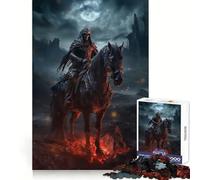 Puzzle Soldato delle Ombre per Adolescenti 1000 Pezzi Richiamo Aggiornamento Calma Rilassamento Ritaglio Chiaro Collezione di Opere d'Arte (38x26cm)