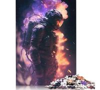 Puzzle "Soldato sul campo di battaglia", sfida difficile, 100% in cartone riciclato, per donne e uomini, regali per la festa della mamma, 1000 pezzi (26x38 cm)