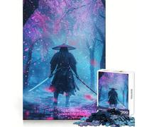 Puzzle solitario Sakura Samurai, difficile, per adulti, 1000 pezzi, rompicapo rilassante, arte da assemblare, regalo speciale (50x75cm)