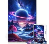 Puzzle "Solitudine Celeste" da 1000 pezzi,per allenare la destrezza mentale,ideale per il relax,con incastri perfetti e un regalo significativo (50x75cm)