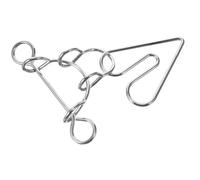 Puzzle Solution Lock Puzzle Ring Anello puzzle in metallo educativo Anello