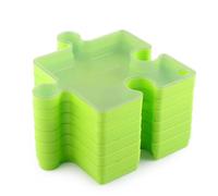 Puzzle Sortiertabletts - Puzzle Sort Stapelbare Tabletts mit Deckel - Stapelbare und Einfach zu bedienen -Tabletts,Rätsel mit Leichtigkeit organisieren und sortieren