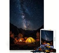 Puzzle "Sotto le stelle" da 1000 pezzi per ragazzi, sfida mentale, divertimento rilassante, incastro perfetto, sorpresa di compleanno (38x26cm)
