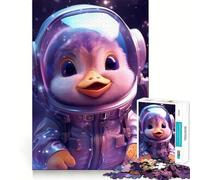 Puzzle Space Baby Duck da 1000 pezzi per adulti, gioco di logica, divertimento rilassante, pezzo da collezione con taglio preciso (38x26cm)