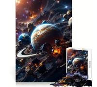Puzzle "Space Chaos" da 1000 pezzi per adulti, gioco per allenare la mente, morbido e rilassante, da assemblare, un regalo perfetto (38x52cm)
