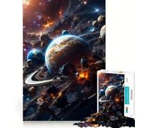 Puzzle "Space Chaos" da 1000 pezzi per adulti, gioco per allenare la mente, morbido e rilassante, da assemblare, un regalo perfetto (38x52cm)