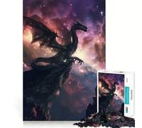 Puzzle "Space Dragon On The Edge" da 1000 pezzi per adulti, gioco di logica, esercizio mentale, gioco per la famiglia, taglio di precisione, regalo creativo (38x26cm)
