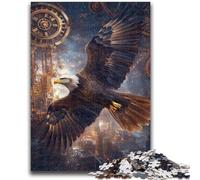 Puzzle Space Eagle per adulti, puzzle da 1000 pezzi, arte interessante, riduzione dello stress, lista dei desideri con Babbo Natale per età 14 anni, 50x75cm
