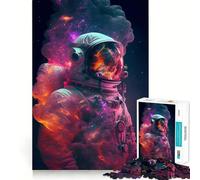 Puzzle "Space Is Wild" da 1000 pezzi per adolescenti, gioco di logica mentale, silenzioso, tranquillo, taglio preciso, articolo dei desideri di Babbo Natale (38x52cm)