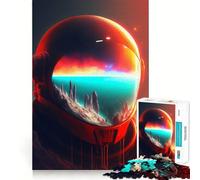 Puzzle "Space Is Wild" da 1000 pezzi per adolescenti, ideale per rafforzare la memoria, rilassarsi e divertirsi Bordi lisci Lista dei desideri di Babbo Natale (50x75cm)