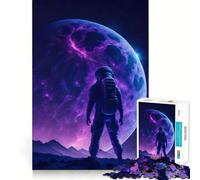Puzzle "Space Is Wild" da 1000 pezzi per adolescenti, stimola la memoria, rilassante, taglio premium, sorpresa di compleanno (38x52cm)