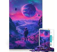Puzzle "Space Is Wild" da 1000 pezzi per adulti e ragazzi, gioco di abilità rilassante e divertente, con bordi precisi, ideale come regalo per le festività (38x26cm)
