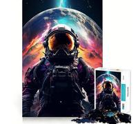 Puzzle "Space Is Wild" da 1000 pezzi per ragazzi, gioco di logica, divertimento rilassante, taglio preciso, regalo artistico (38x26cm)