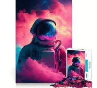 Puzzle "Space Is Wild" da 1000 pezzi per ragazzi, gioco di logica fine, divertimento rilassante, decorazione da parete con bordi puliti (38x26cm)