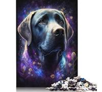 Puzzle Space Labrador per famiglie, giochi stimolanti, puzzle in cartone riciclato al 100% per bambini adulti, regalo di compleanno, 1000 pezzi (75x50 cm)