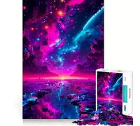 Puzzle Space Mirror da 1000 pezzi per adulti, ideale per rafforzare la memoria, per un divertimento informale, con bordi netti e un design classico (50x75cm)