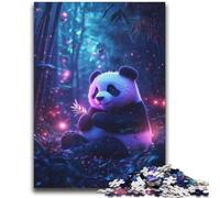 Puzzle Space Panda per adolescenti, puzzle da 1000 pezzi, aiuta il cervello a esercitare i giocattoli avvincenti per coltivare la pazienza, un'opera d'arte (38x52cm)