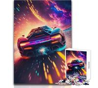 Puzzle Space Race Car da 1000 pezzi per adolescenti, gioco di apprendimento consapevole e divertente, celebrazioni gioiose, dimensioni 38x52cm
