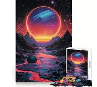 Puzzle Space River da 1000 pezzi per adulti e ragazzi, gioco di abilità rilassante e divertente, con bordi precisi, ideale come regalo per le festività (38x52cm)