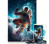 Puzzle Space Surfer da 1000 pezzi per adulti e ragazzi, gioco di logica, rilassante, taglio preciso, regalo di Natale 38x26cm