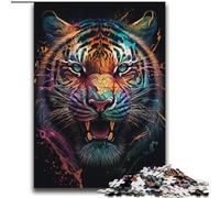 Puzzle Space Tiger da 2000 pezzi per adolescenti e adulti, aiuta il cervello a esercitare i giocattoli avvincenti per coltivare la pazienza, decorazione perfetta (70x100cm)